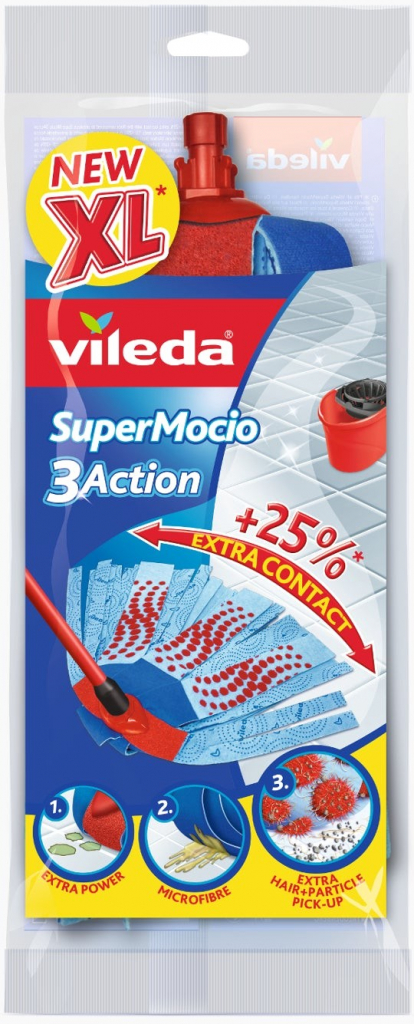 Vileda Mop SuperMocio 3 Action náhradní návlek pro mop mikrovlákno 150730-V