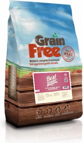 Best Breeder Grain Free Puppy Salmon with Haddock & Blue Whiting Sweet Potato and Asparagus 2 kg