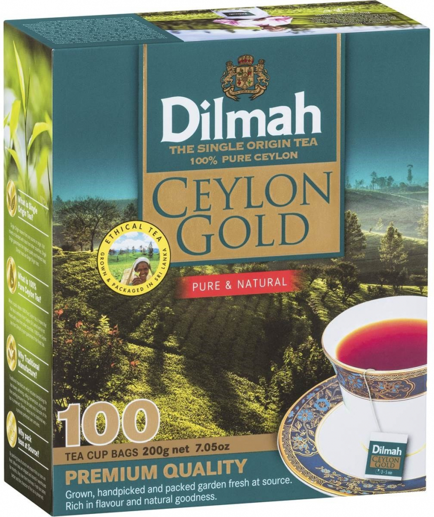 Dilmah Ceylon Gold 100 ks 200 g