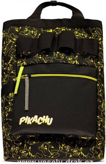 CurePink Pokémon Pikachu černá 29 l