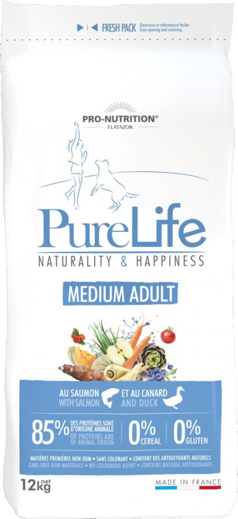 Pro-Nutrition Flatazor Pure Life adult Medium 12 kg