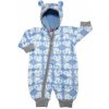 Dětský overal Tutta s kapucí 12 - blue croco