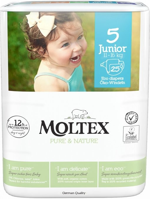 Moltex Ekoplenky Pure & Nature Junior 11-16 kg 25 ks