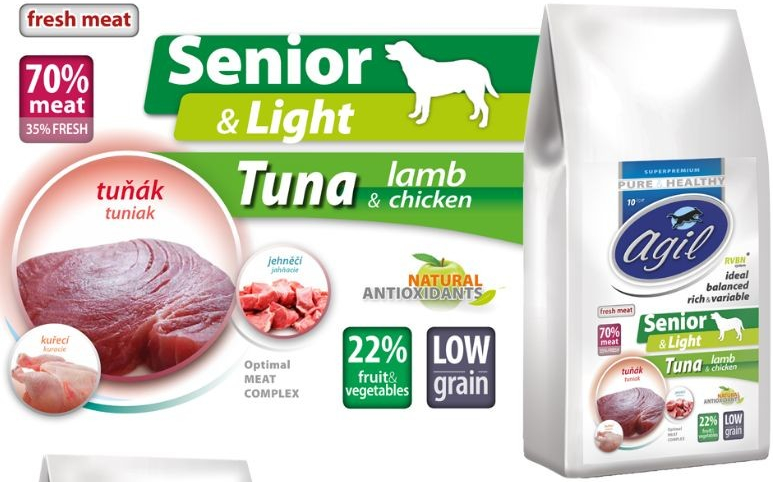 Agil Senior & Light Pure&Health 10 kg