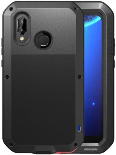 Pouzdro Love Mei kovové super odolné Huawei P20 Lite - černé
