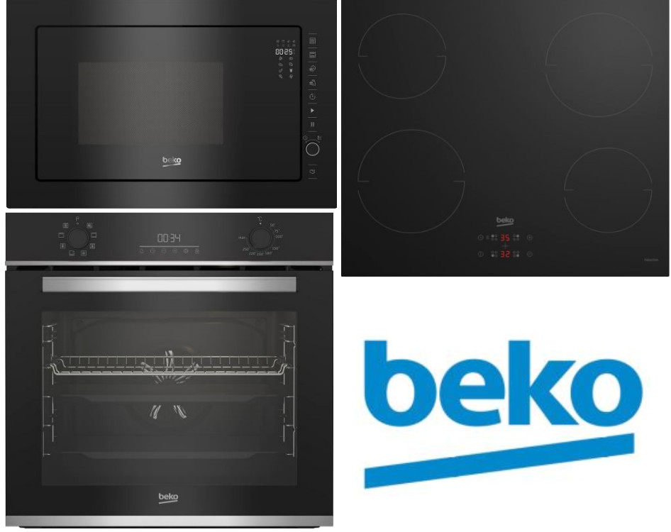 Set Beko BBIM13300X + HII64401MT + BMGB25333BG