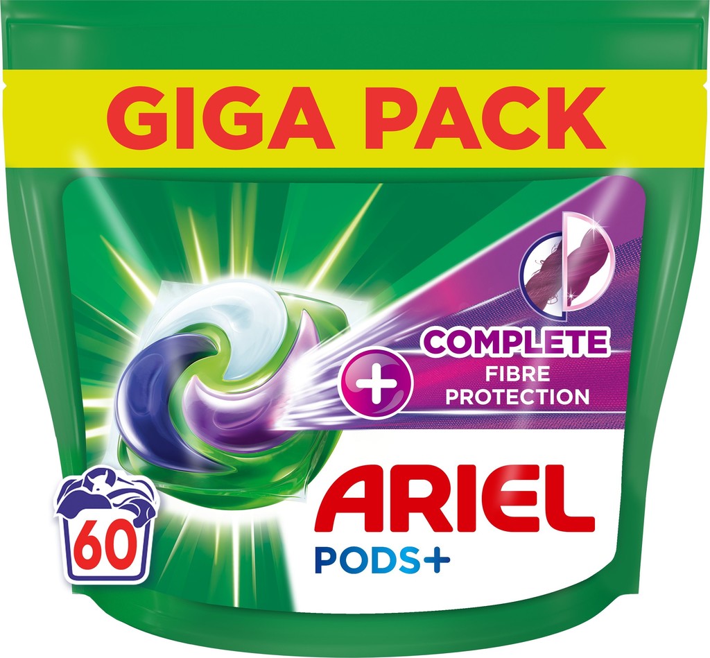Ariel +Complete fiber kapsle 60 PD