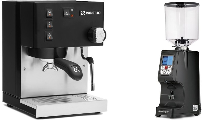 Set Rancilio Silvia E + Eureka Atom Specialty 75