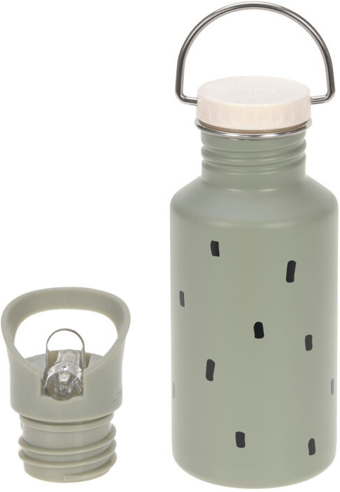 Lässig KIDS Bottle Stainless Steel Happy Prints light olive 500 ml