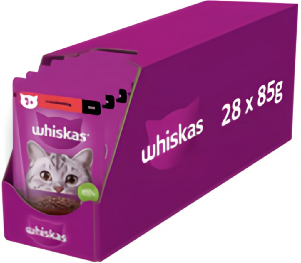 Whiskas hovězí 28 x 85 g