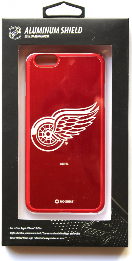 Pouzdro Logiix NHL Aluminium Shield iPhone 6+ / 6S+ Detroit Red Wings