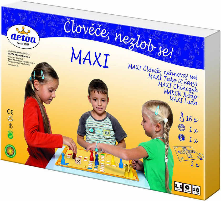 Detoa Člověče nezlob se maxi 2 in1