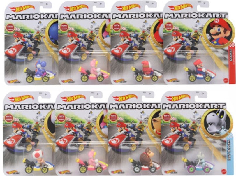 Mattel Hot Weels Mario kart angličák GBG25