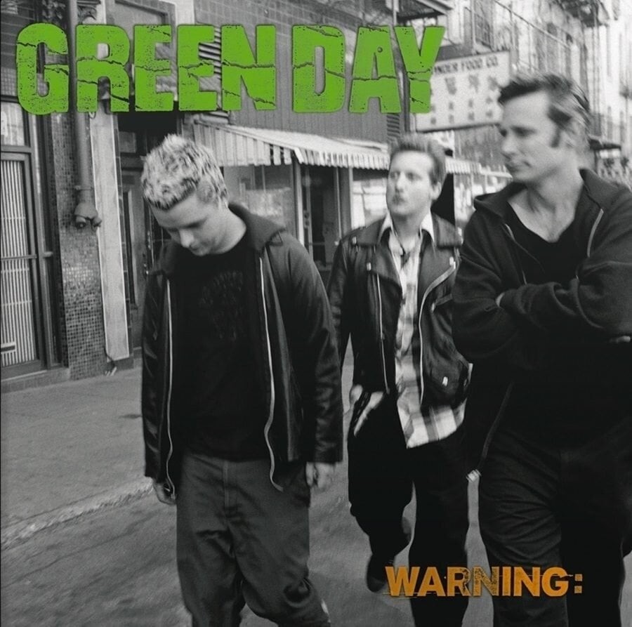 Green Day - warning Coloured Green - LP