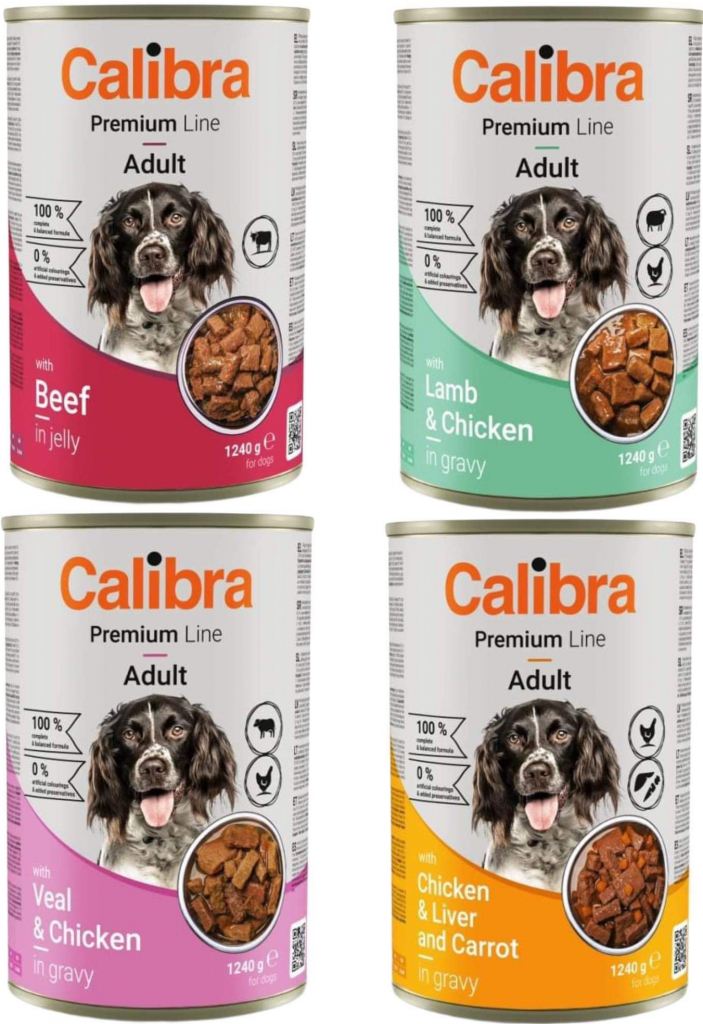 Calibra Premium Dog mix 4 x 1240 g