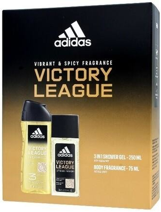 Adidas Victory League deodorant s rozprašovačem 75 ml + 3v1 sprchový gel 250 ml