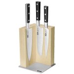 Blok na nože Fissler, 4-dílná sada s japonskými noži, magnetický