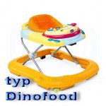 Chicco DJ dinofood chodítko