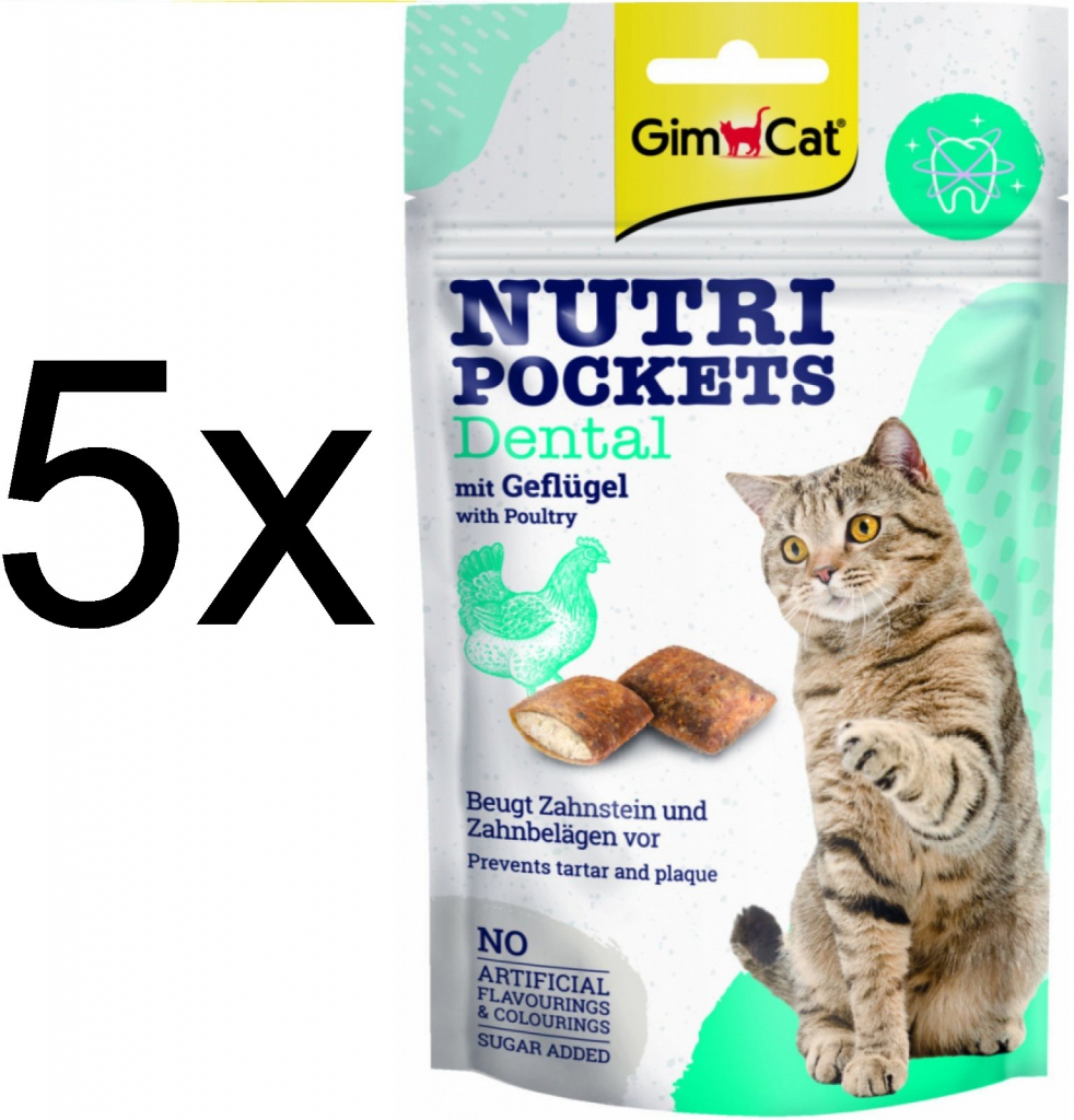 Gimcat Nutri Pockets dentální 60 g
