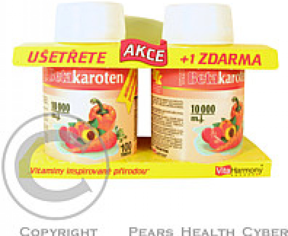 VitaHarmony Beta karoten 10.000 m.j. 2 x 100 tablet