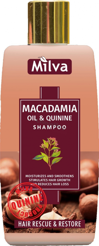 Milva šampon Makadamiový olej a Chinin 200 ml