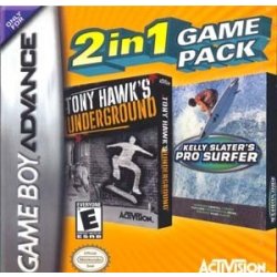 Tony Hawk's Underground + Kelly Slater's Pro Surfer (GBA)