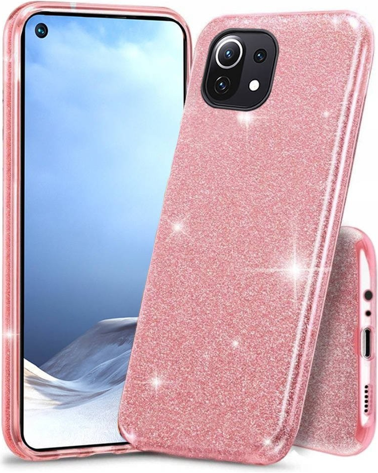 Pouzdro Samsung Galaxy A33 5G třpytky růžové