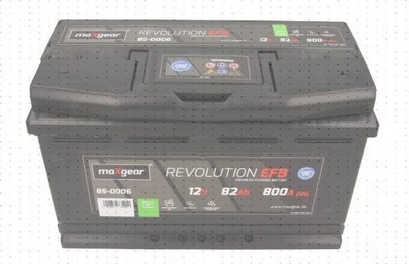 MaXgear Revolution EFB 12V 82Ah 800A 85-0006