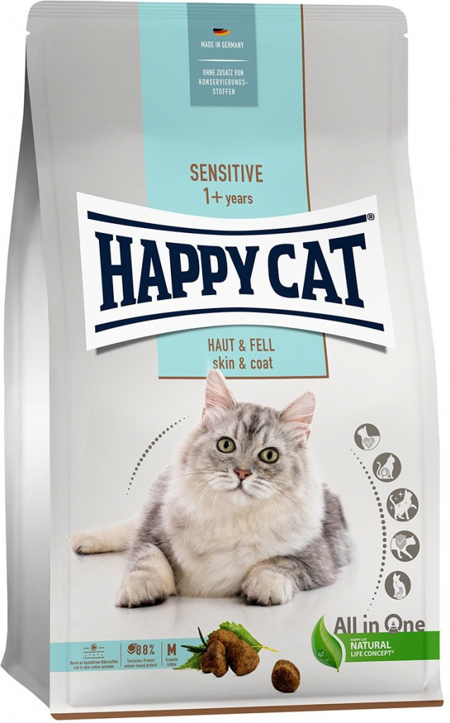 Happy Cat Sensitive kůže a srst 4 kg