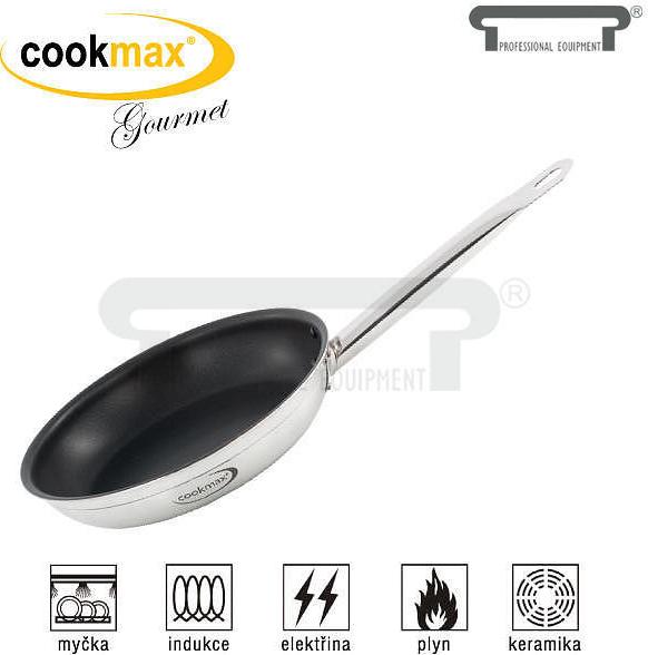 Cookmax Gourmet kulatá teflonový povrch 32 cm 6 cm 4 l