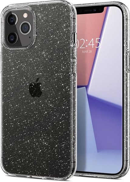 Pouzdro Spigen Liquid Crystal Glitter Clear iPhone 12/iPhone 12 Pro