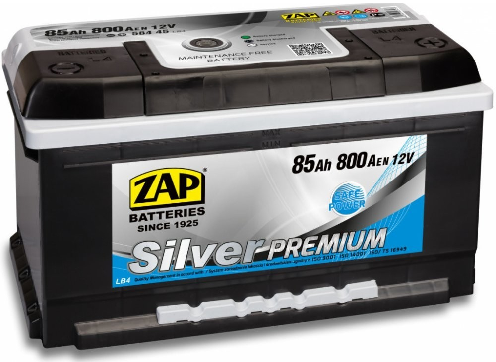 ZAP Silver Premium 12V 85Ah 800A 58545