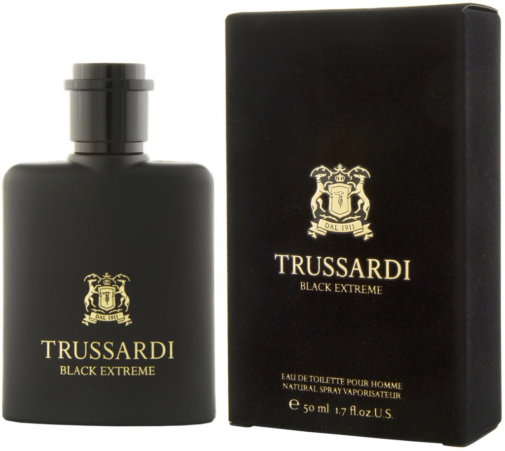 TrussarDi Black Extreme toaletní voda pánská 50 ml