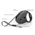 Flexi Fashion Gentleman 5m/25kg pásek Carbon