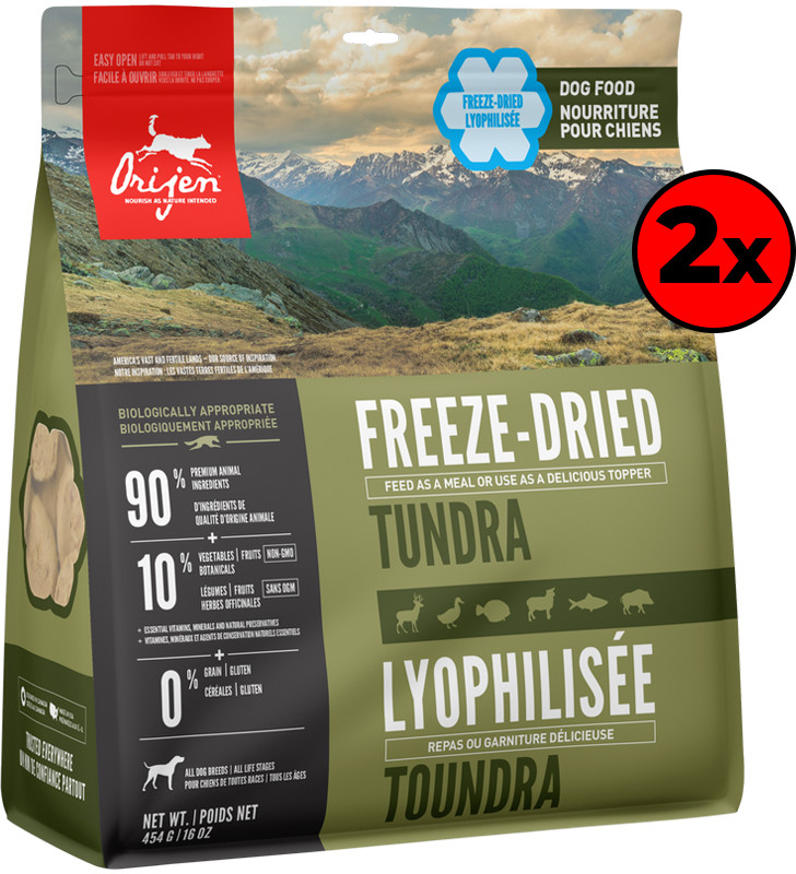 Orijen Dog Freeze Dried Foods Tundra 454 g