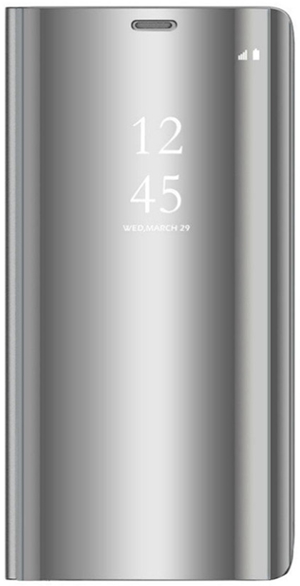 Pouzdro Beweare Clear View Samsung Galaxy A52 / A52 5G / A52s 5G - stříbrné