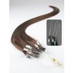 Vlasy pro metodu Micro Ring / Easy Loop / Easy Ring / Micro Loop 40cm – středně hnědé