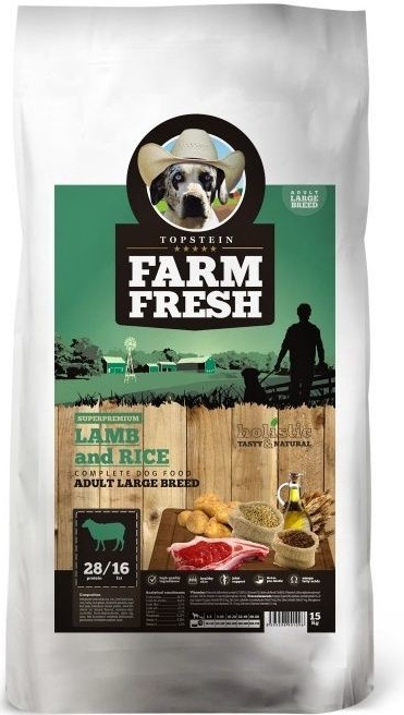Topstein Farm Fresh Lamb & Rice Large Breed 15 kg