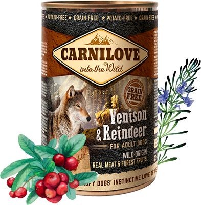 Carnilove Wild Meat Venison & Reindeer 400 g