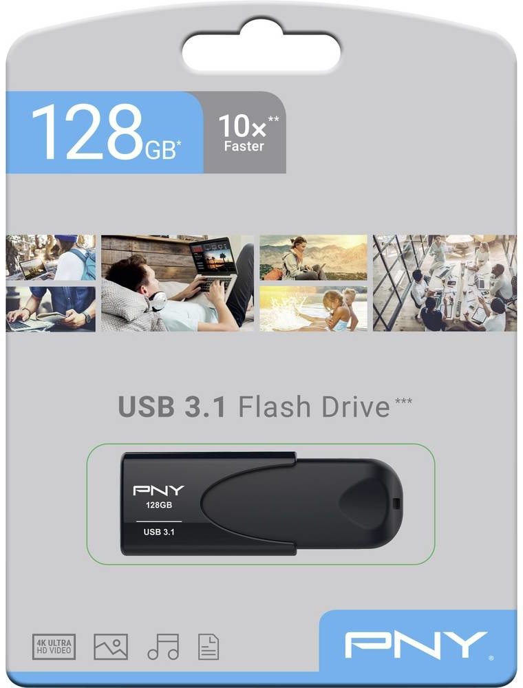 PNY ATTACHE 4 128GB FD128ATT431KK-EF
