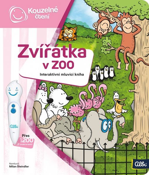 Albi Kouzelné čtení Kniha Zvířátka v ZOO