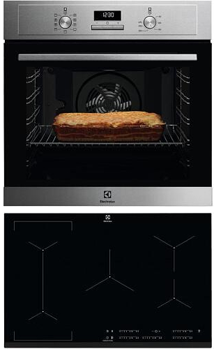 Set Electrolux 600 FLEX SurroundCook EOF3H40X + EIV835