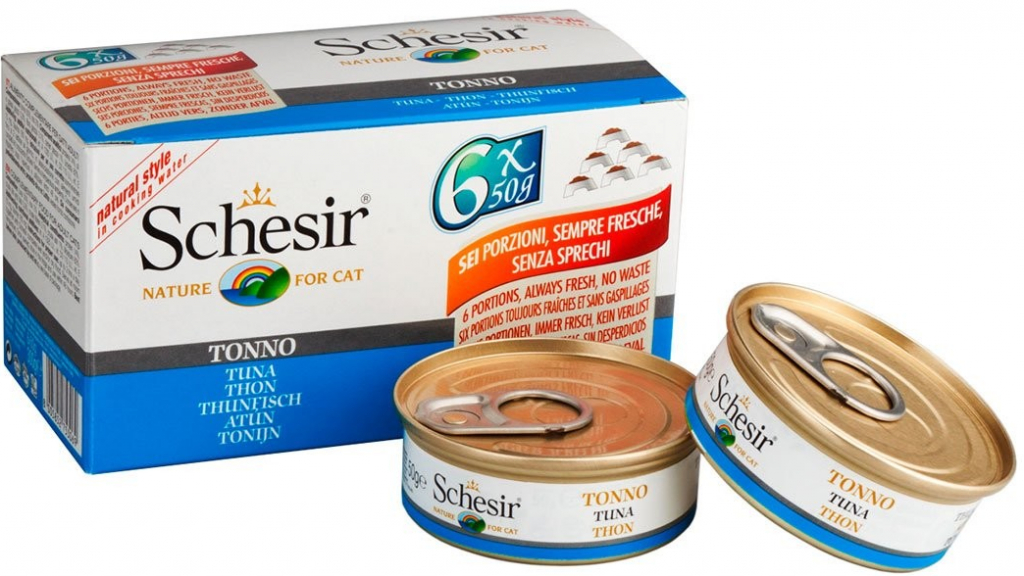 Schesir Cat Natural tuňák 24 x 50 g