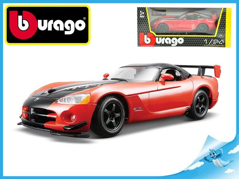 Bburago Auto DODGE VIPER SRT 10 A červená 1:24