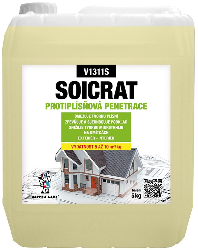 Soicrat v1311s protiplísňová penetrace, 5 kg