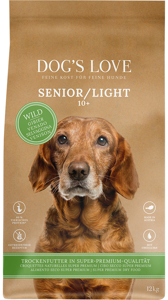 Dog\'s Love Zvěřina Senior/Light 12 kg