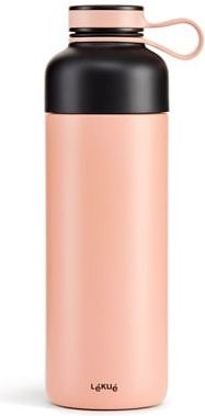 Lékué Termoláhev s infuzérem Insulated Bottle to go 500 ml lososová