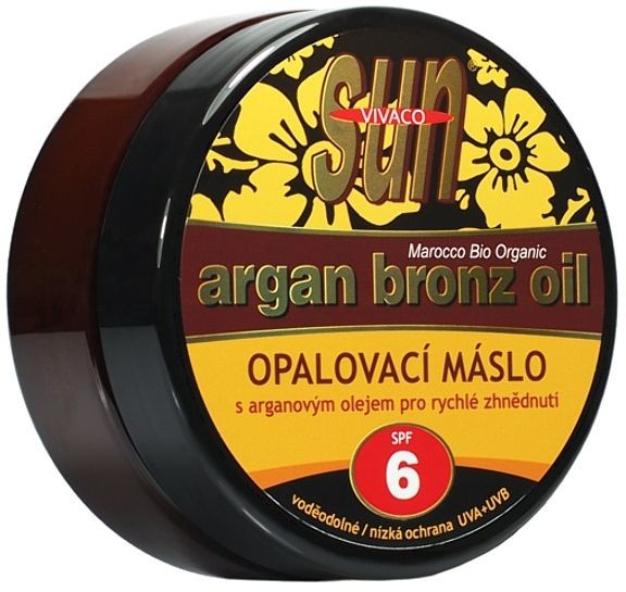 SunVital Argan Bronz Oil máslo na opalování SPF6 200 ml