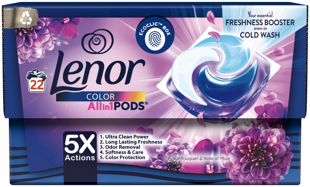 Lenor kapsle na praní Amethyst 22 ks