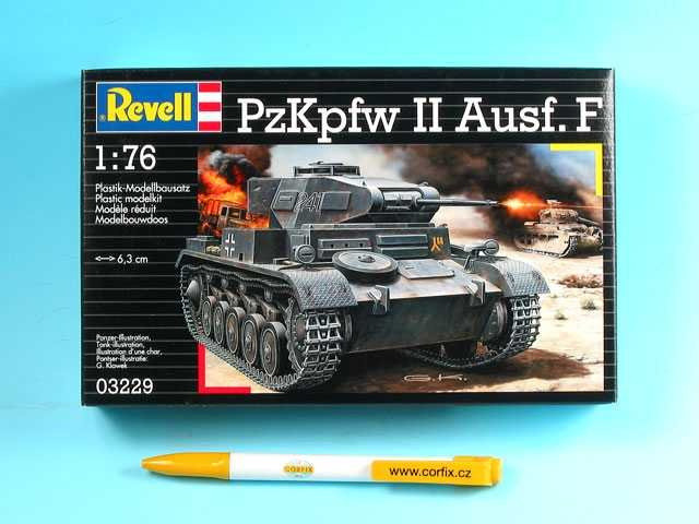 Italeri Model Kit Plastic tank 03229 PzKpfw II Ausf.F 1:76